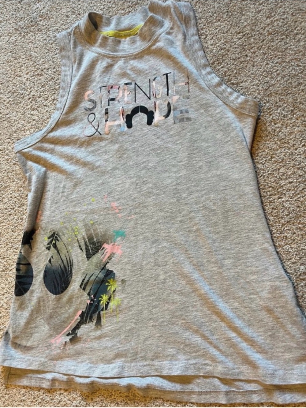 Princess Leia Strength & Hope Tank Top